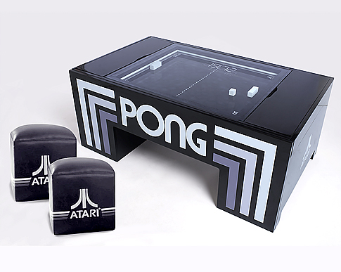 atari pong coffee table
